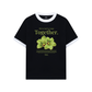 Áo Thun Ringer Relaxed Fit Summer Vibes Green Flower