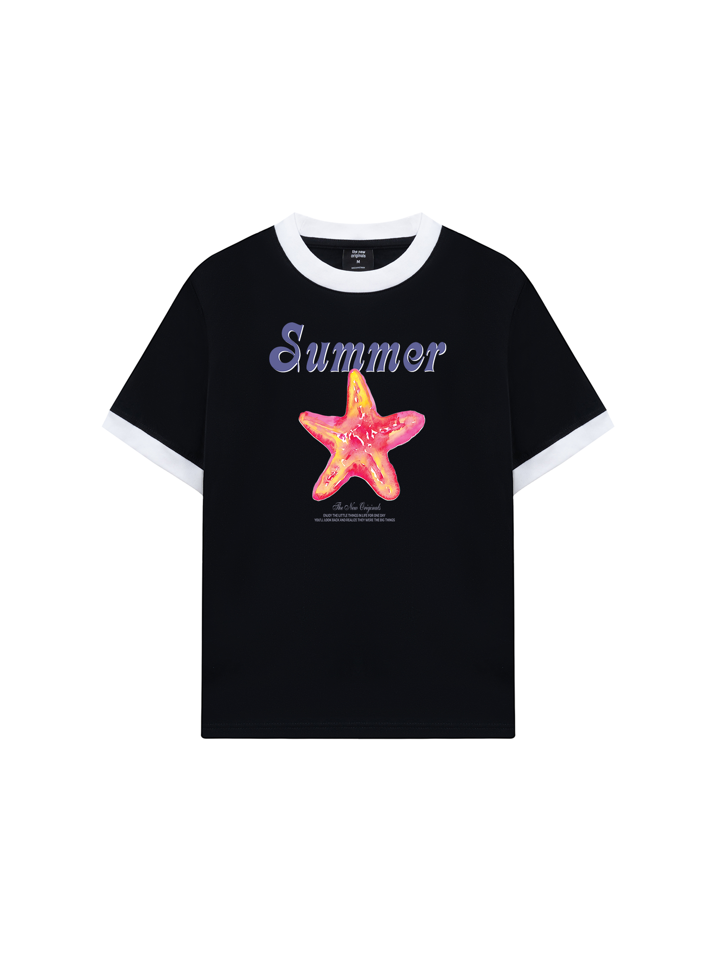Áo Thun Ringer Relaxed Fit Summer Vibes Beach