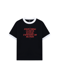 Áo Thun Ringer Relaxed Fit Life Vibe I_m Sexy