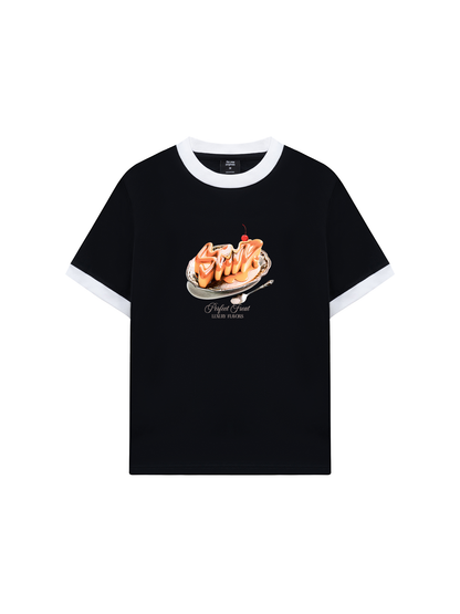 Áo Thun Ringer Relaxed Fit Sweet Pastry Perfect Freat