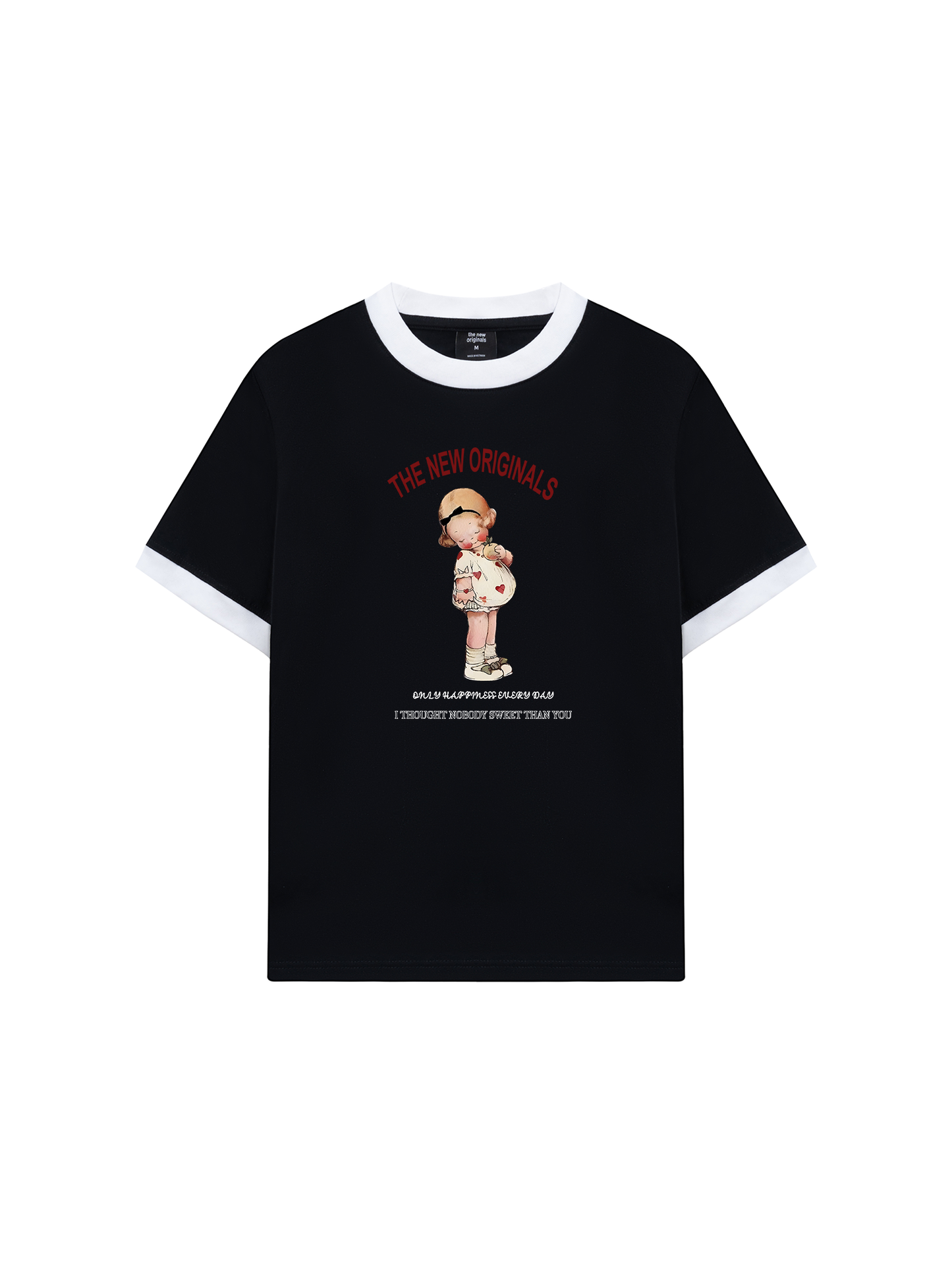 Áo Thun Ringer Relaxed Fit Only Happiness everyday