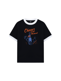 Áo Thun Ringer Relaxed Fit cheer to the moment