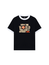 Áo Thun Ringer Relaxed Fit Be Bold View The World Through