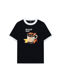 Áo Thun Ringer Relaxed Fit MULLED WINE