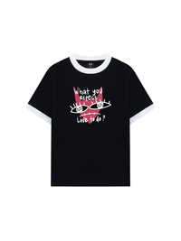 Áo Thun Ringer Relaxed Fit Be Bold No More True Love