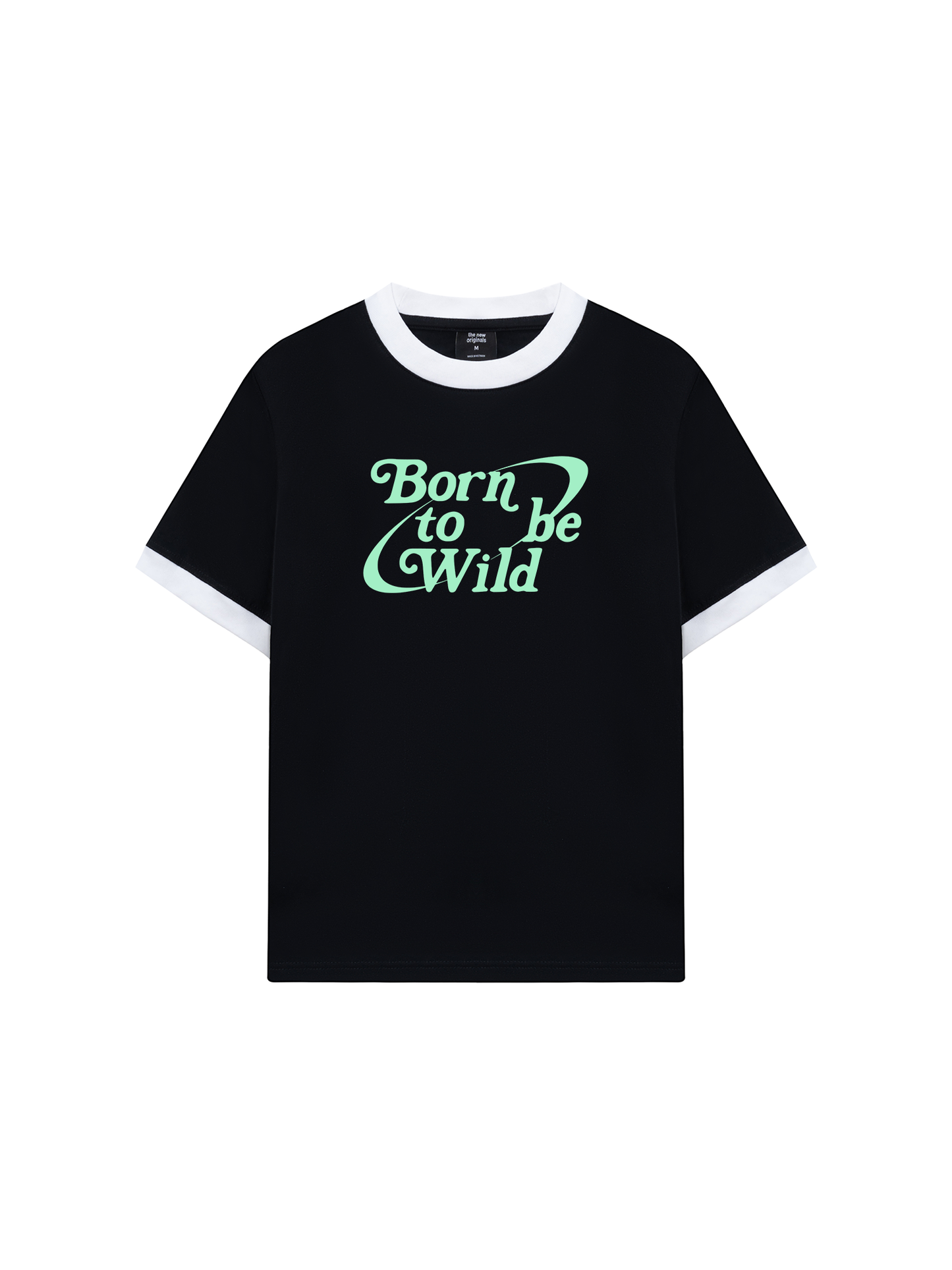 Áo Thun Ringer Relaxed Fit Born To Be Wild