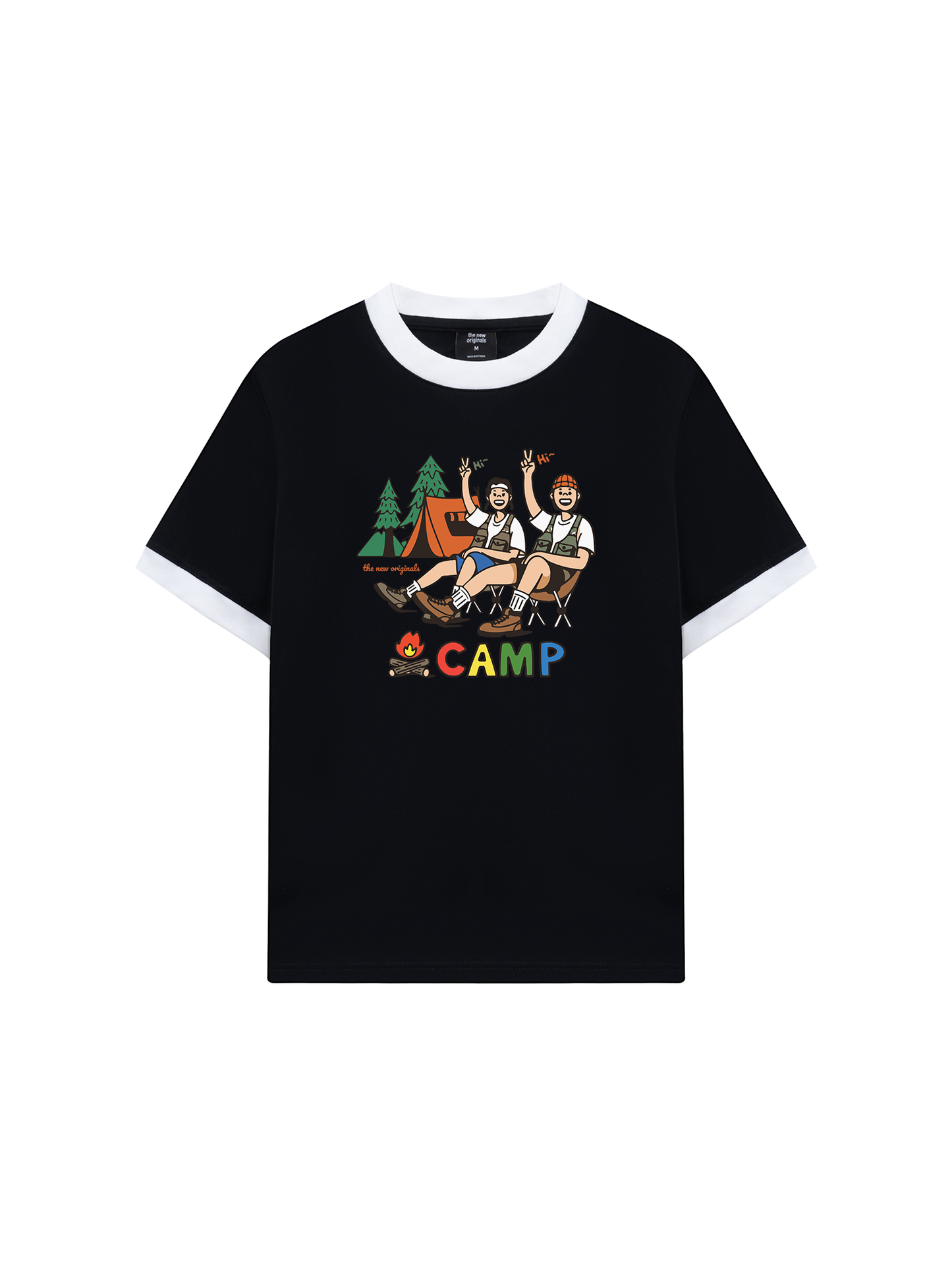 Áo Thun Ringer Relaxed Fit Go Camping