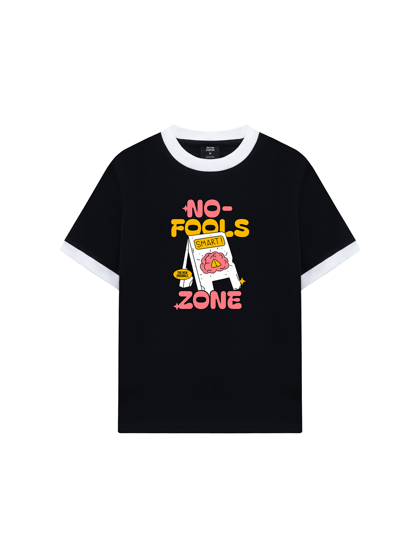 Áo Thun Ringer Relaxed Fit Be Bold No Fools Zone