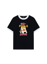 Áo Thun Ringer Relaxed Fit Be Bold No Fools Zone