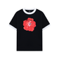 Áo Thun Ringer Relaxed Fit Summer Vibes Red Flower