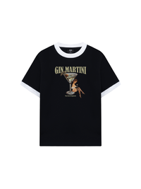 Áo Thun Ringer Relaxed Fit Fresh Gin Martini