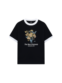 Áo Thun Ringer Relaxed Fit Tropical Weekend Club