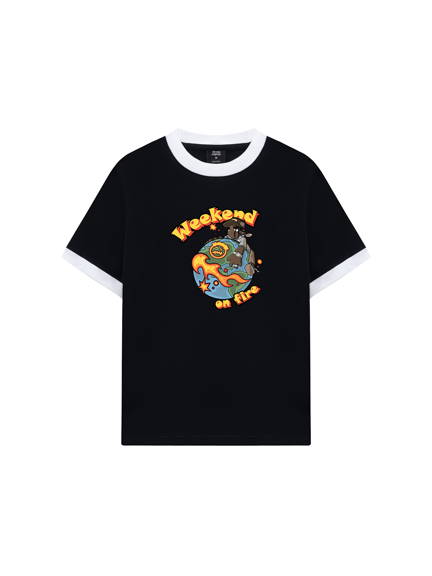 Áo Thun Ringer Relaxed Fit Weekend On Fire