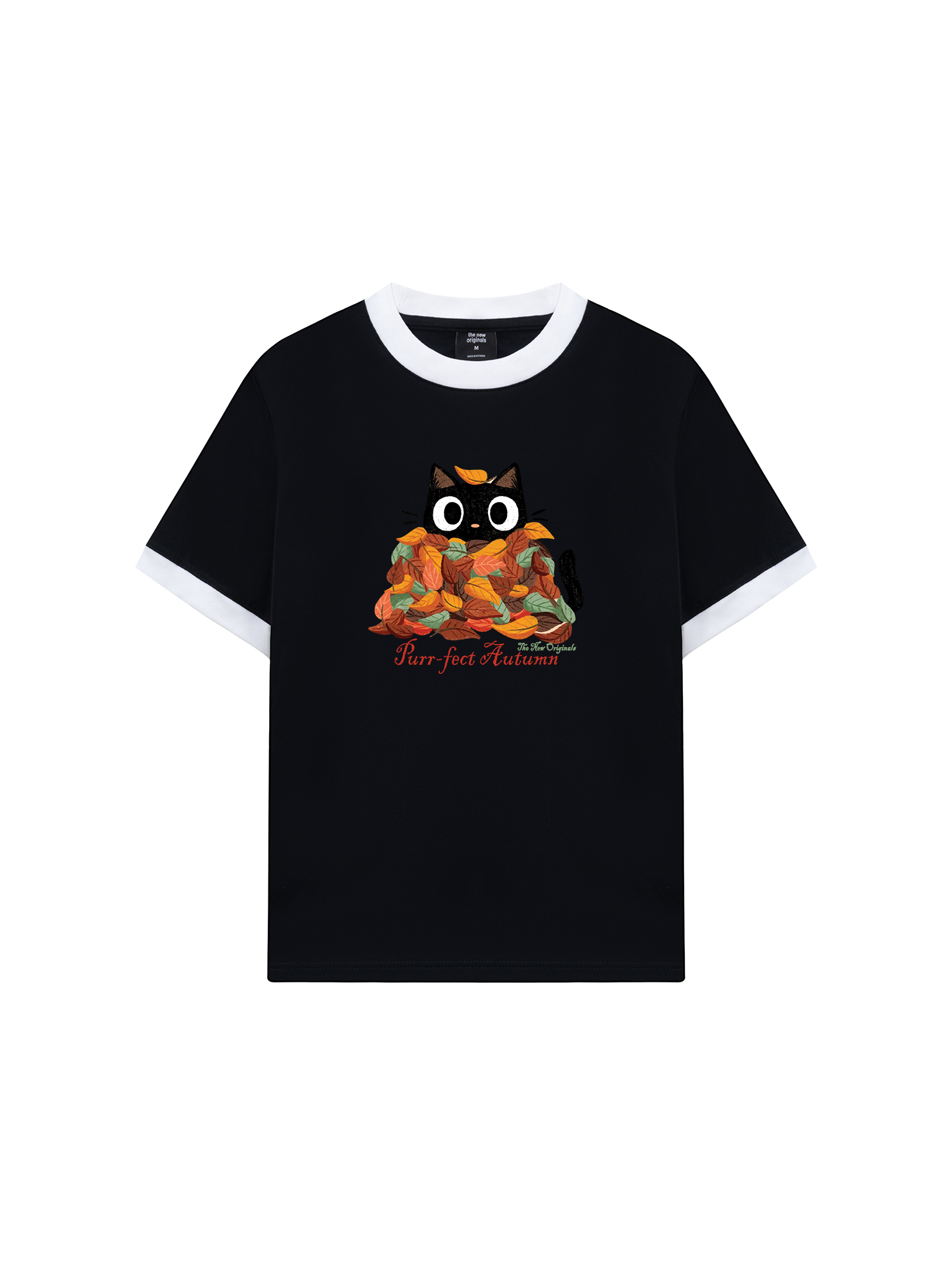 Áo Thun Ringer Relaxed Fit Purr-fect Autumn