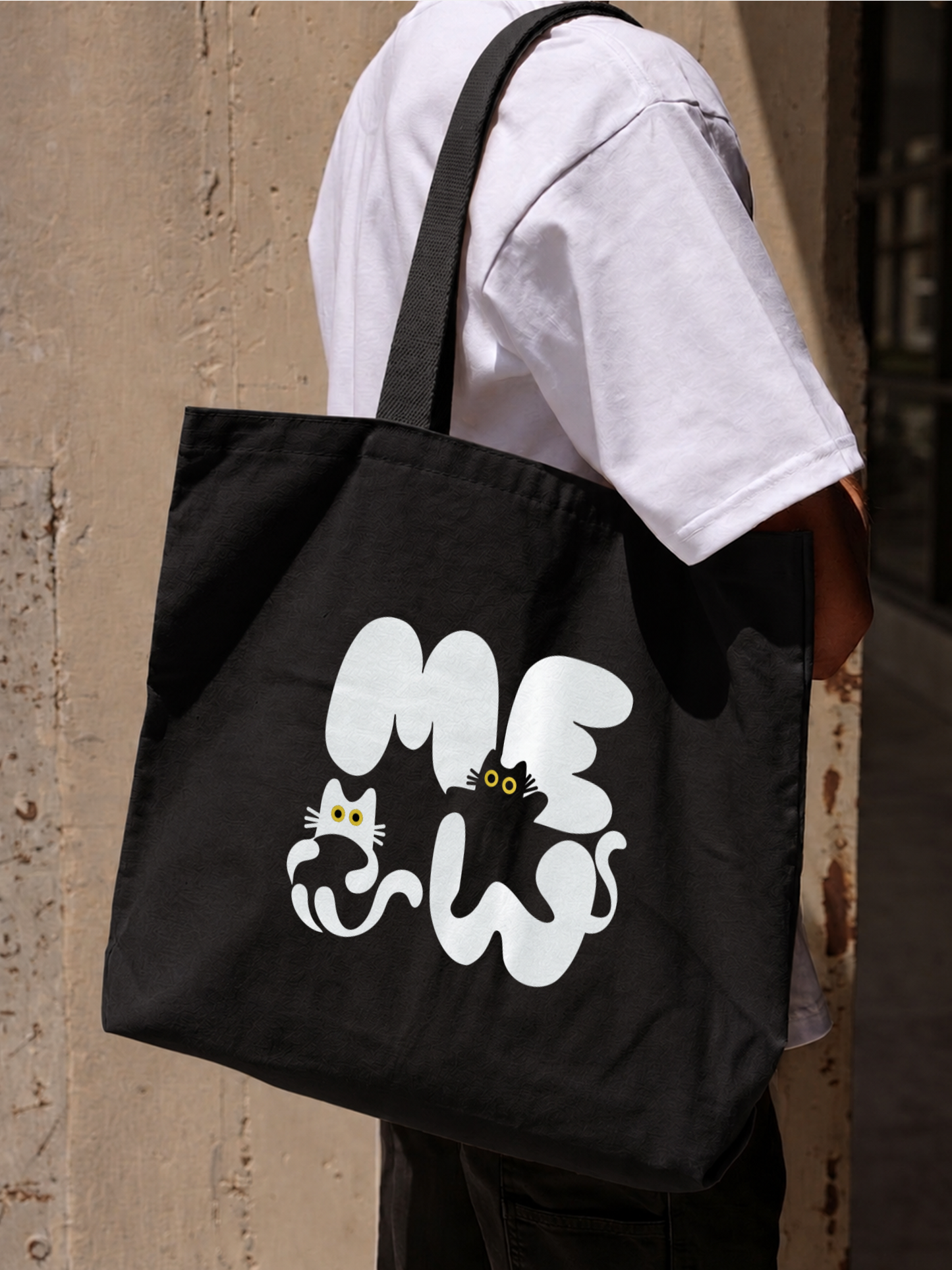 Túi Tote Meow