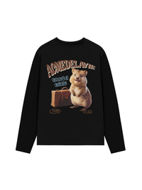 Áo Thun Dài Tay World Wide Travel Quokka Artwork