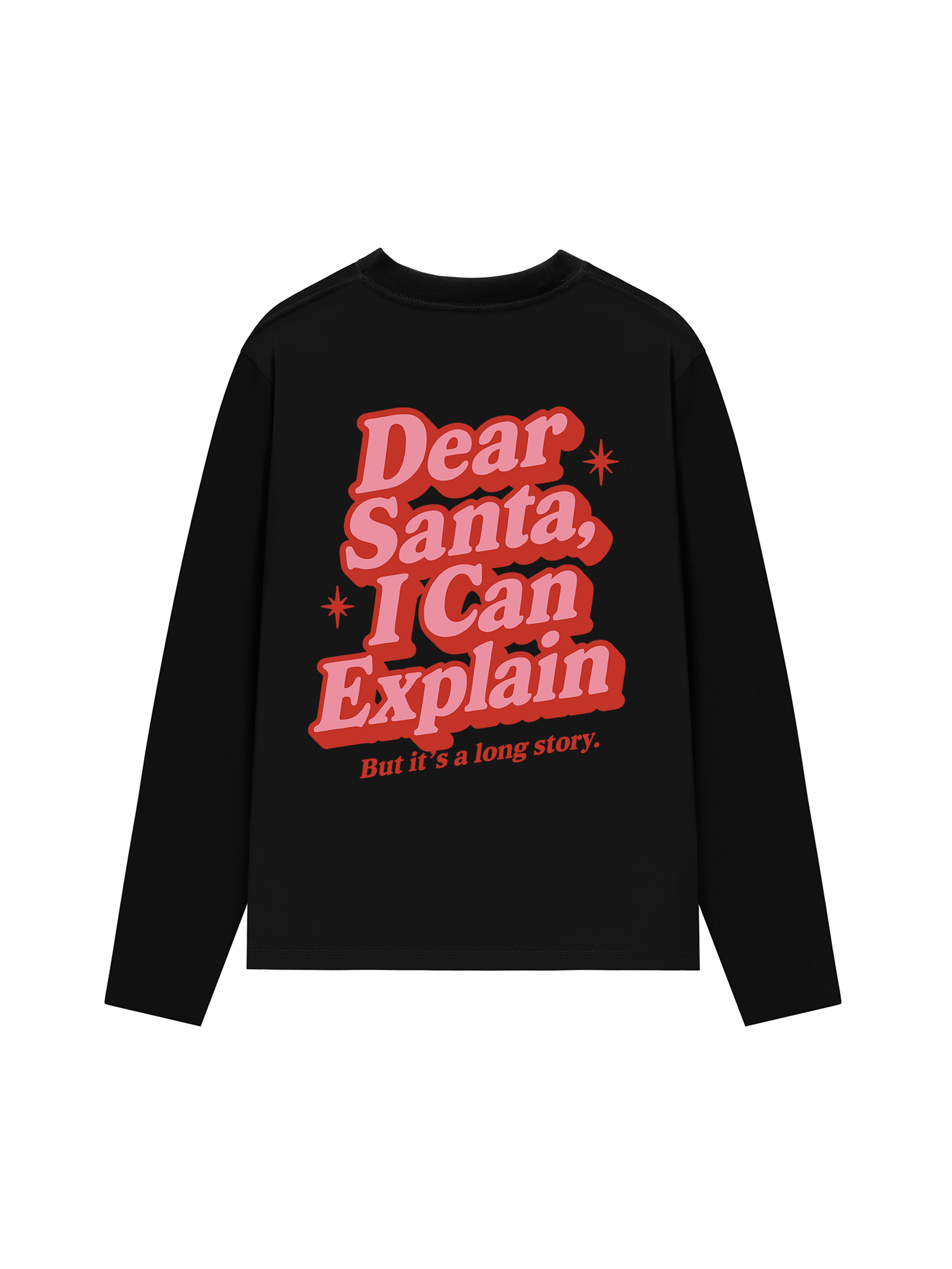 Áo Thun Dài Tay Dear Santa I Can Explain