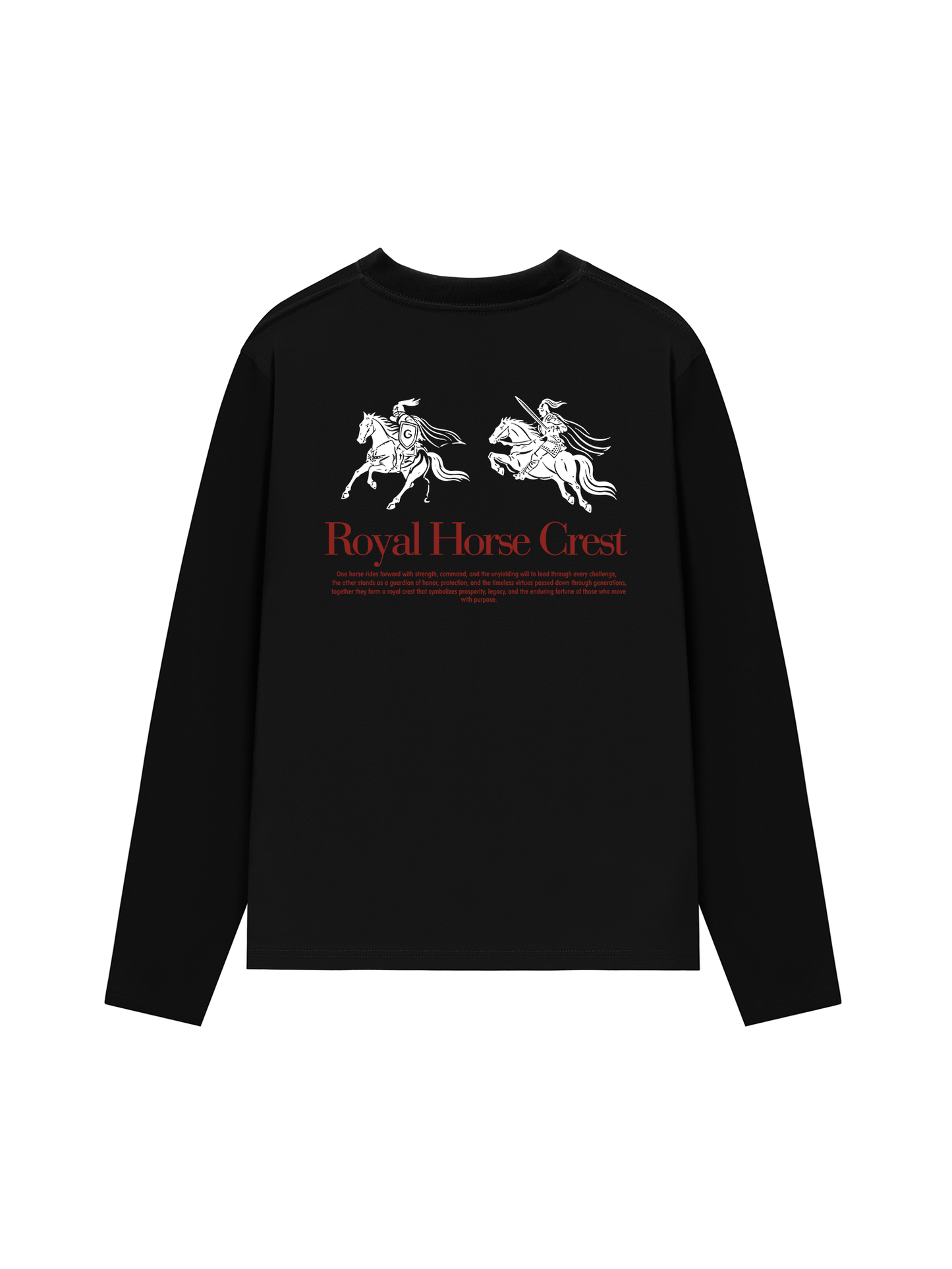 Áo Thun Dài Tay Royal Horse Crest