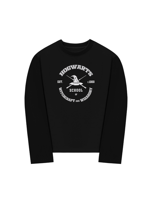 Áo Thun Dài Tay Harry Potter Hogwarts