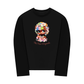 Áo Thun Dài Tay Colorful Plush Doll Head Cover Cartoon Girl