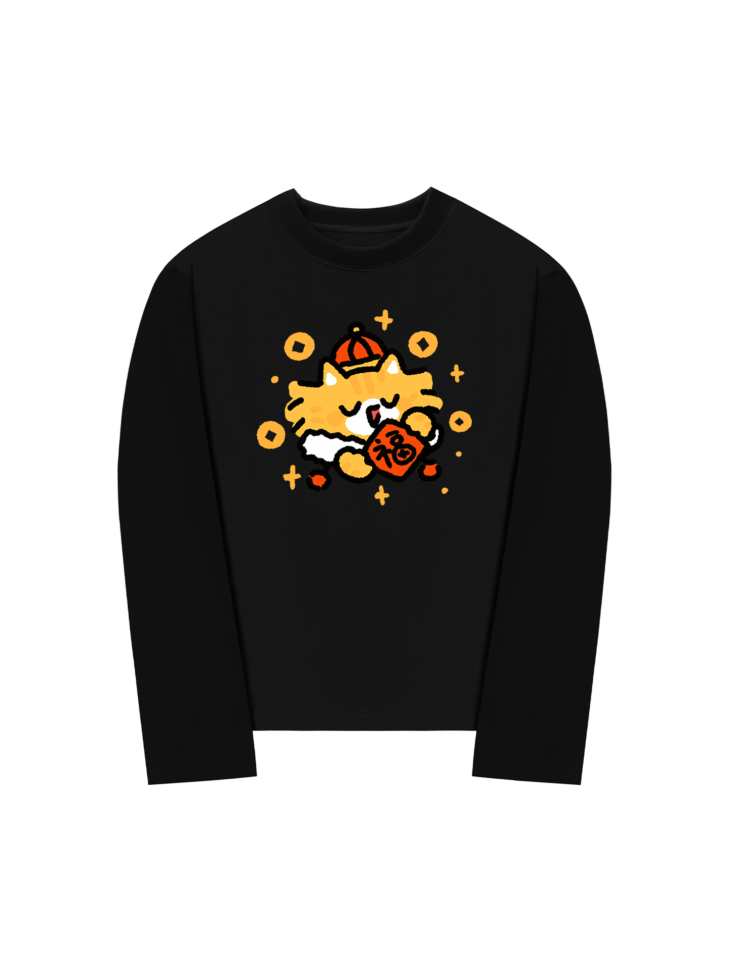 Áo Thun Dài Tay Fortune Cat