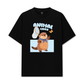 Áo Thun Relaxed Fit Animal Beaver Catches Butterflies