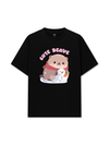 Áo Thun Relaxed Fit Animal Red Cute Beaver