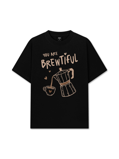 Áo Thun Relaxed Fit Coffee You Are So Brewtiful