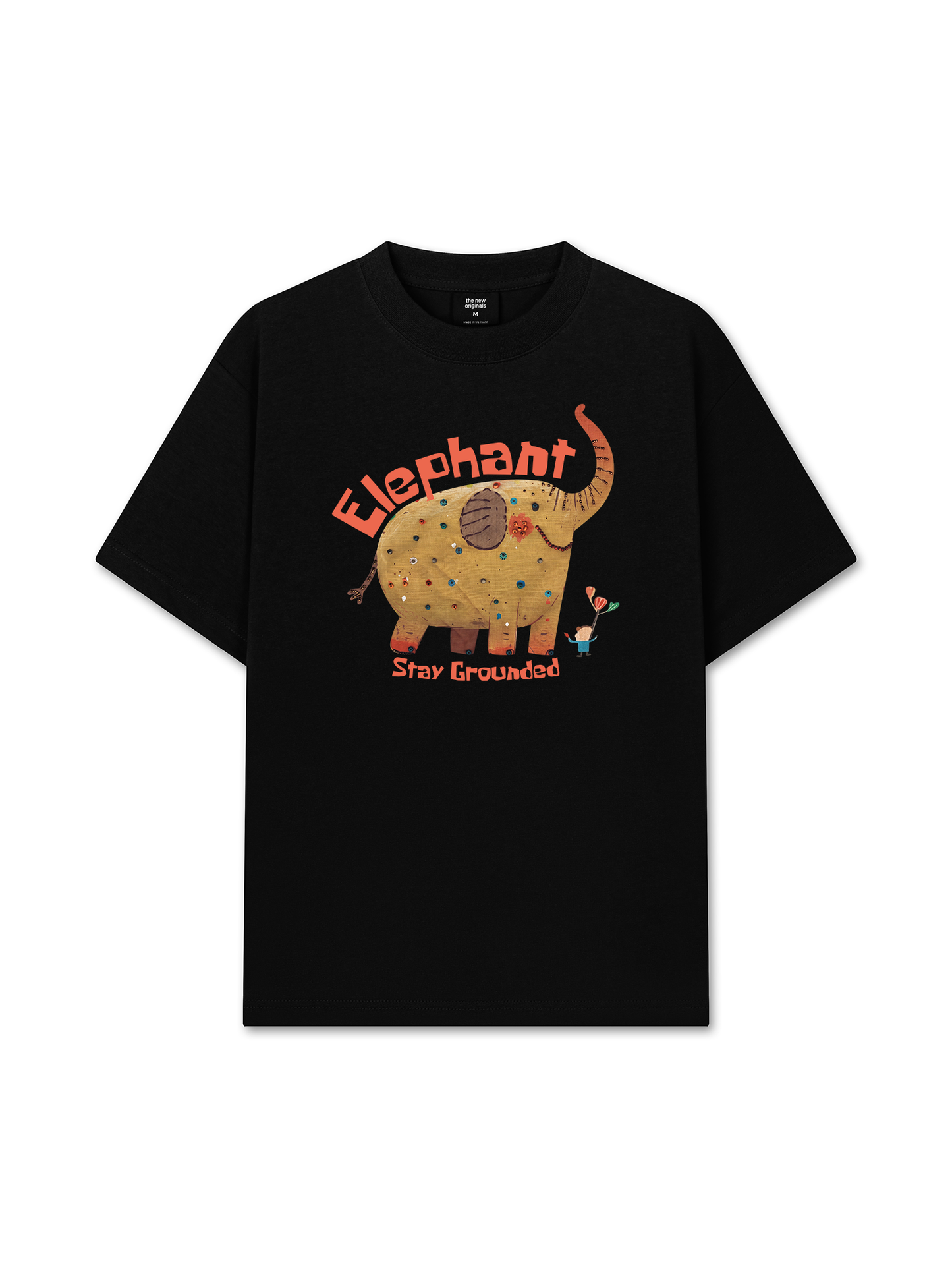 Áo Thun Relaxed Fit Animal Elephant