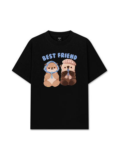 Áo Thun Relaxed Fit Animal Best Friend Beaver