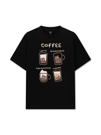 Áo Thun Relaxed Fit Latte Americano Capuccino Mocha