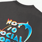 Áo Thun Relaxed Fit Not So Social Today Neon Holographic