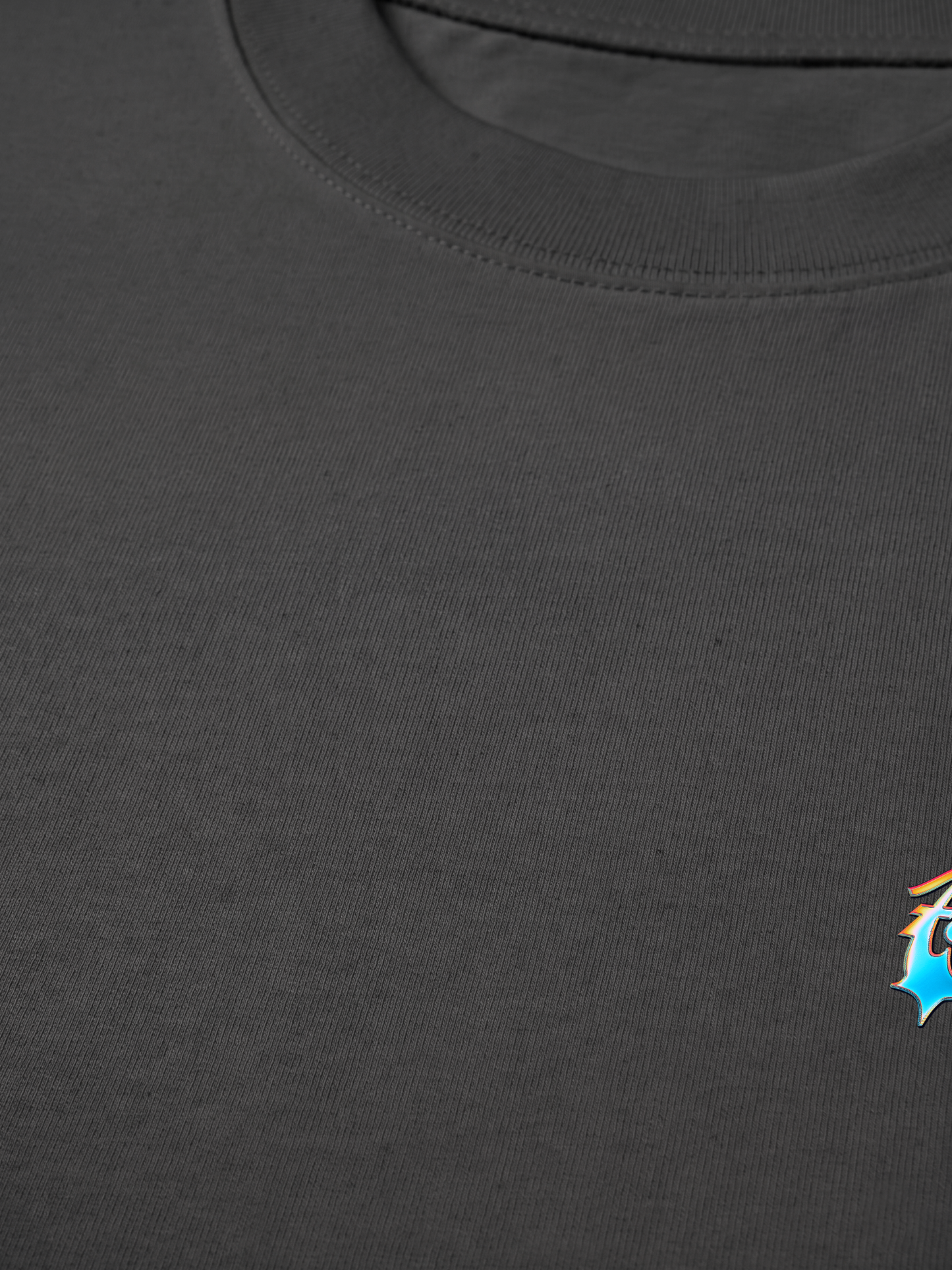 Áo Thun Relaxed Fit Not So Social Today Neon Holographic
