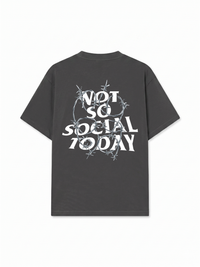 Áo Thun Relaxed Fit Not So Social Today Bobwire