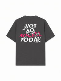 Áo Thun Relaxed Fit Not So Social Today Sad Boyz