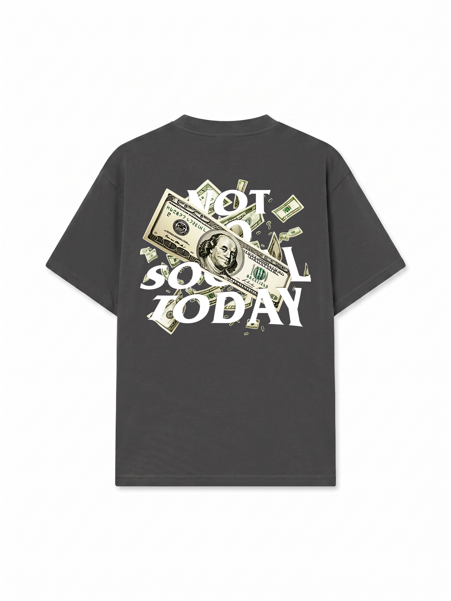 Áo Thun Relaxed Fit Not So Social Today Millionaires