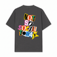 Áo Thun Relaxed Fit Not So Social Today Scrapped Notes