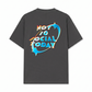 Áo Thun Relaxed Fit Not So Social Today Neon Holographic
