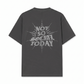 Áo Thun Relaxed Fit Not So Social Today Silver Glitter