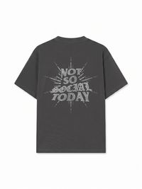 Áo Thun Relaxed Fit Not So Social Today Silver Glitter