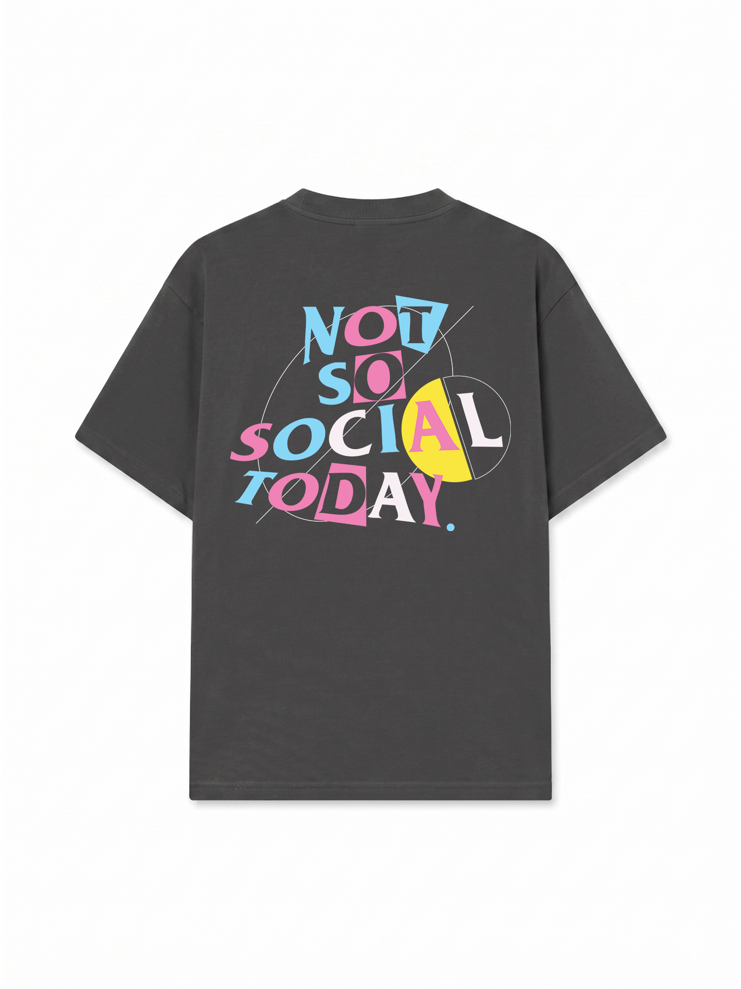Áo Thun Relaxed Fit Not So Social Today Abstract Introvert