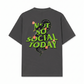 Áo Thun Relaxed Fit Not So Social Today Cherry Snake