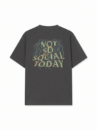 Áo Thun Relaxed Fit Not So Social Today Ripple