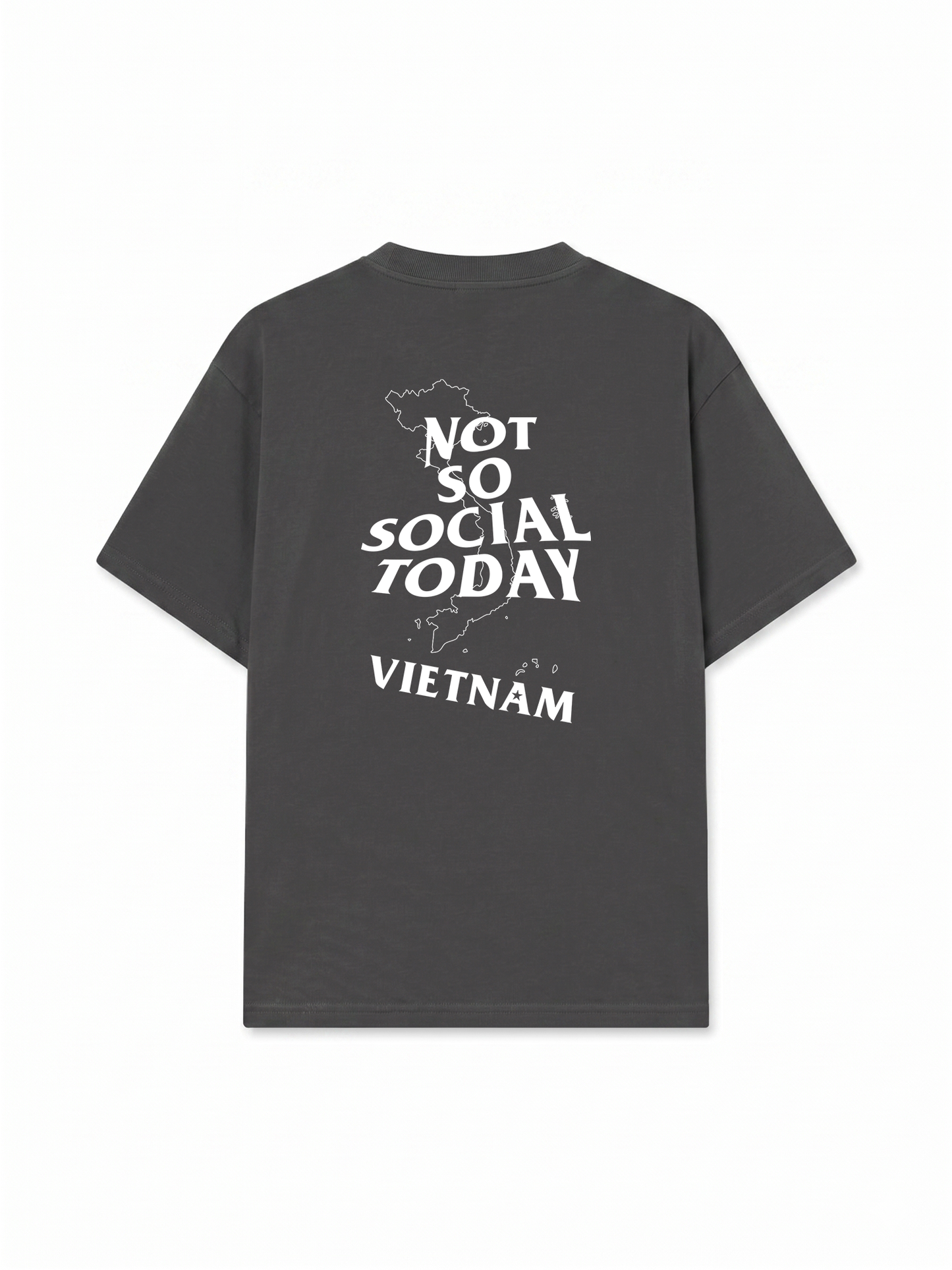 Áo Thun Relaxed Fit Not So Social Today Vietnam
