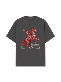 Áo Thun Relaxed Fit The Bad Horse Ace of Heart