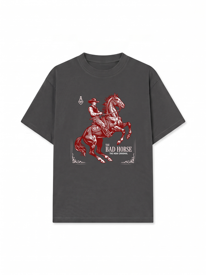 Áo Thun Relaxed Fit The Bad Horse Ace of Heart