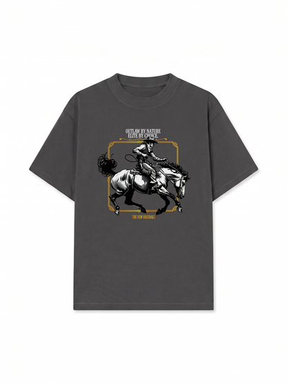 Áo Thun Relaxed Fit The Bad Horse Outlaw By Choice