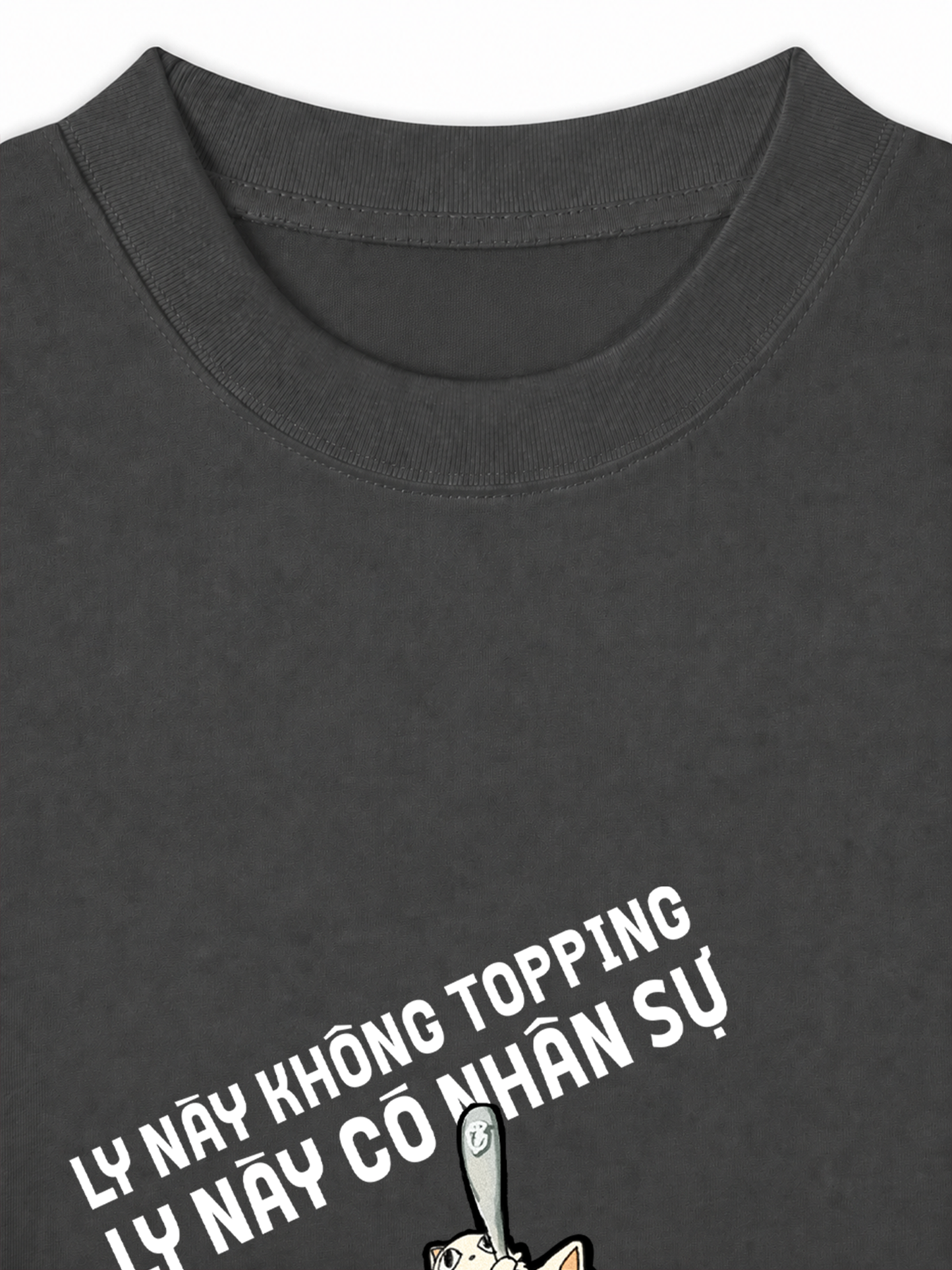 Áo Thun Relaxed Fit Hội Mèo Topping hơi quậy