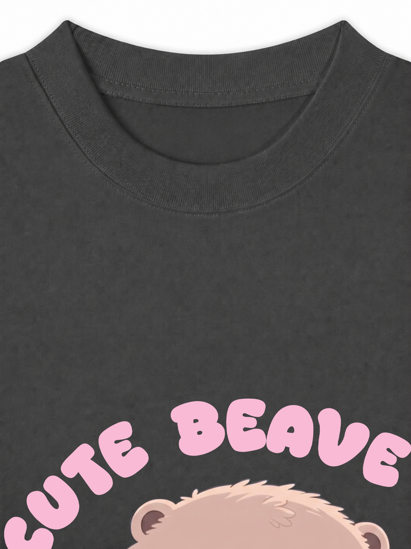 Áo Thun Relaxed Fit Animal Red Cute Beaver
