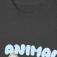 Áo Thun Relaxed Fit Animal Beaver Catches Butterflies